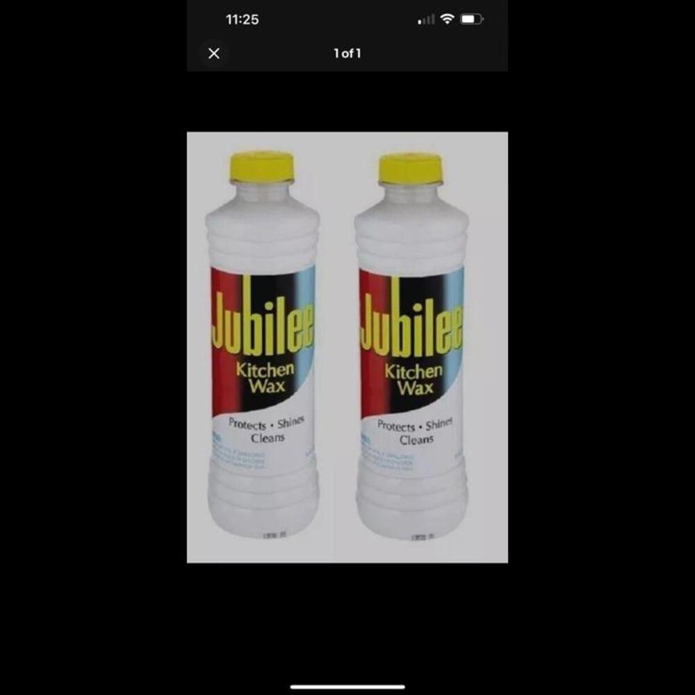 2pk ~ 15oz JUBILEE Kitchen Wax CLEANER Protects Shines Multi‎ Room & Surface NEW